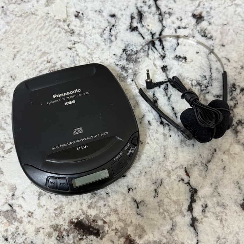 Panasonic Portable CD Player SL-S120 1997 - Black | Reverb