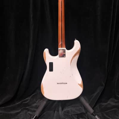 CHC Guitars Custom, Strat Style body 2025 - Distressed White image 2