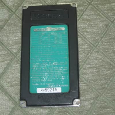 used Boss Green Label Taiwan BOTTOM PLATE - has serial number on it, April 1991 [specifically from HF2 - but can be for some CE-3, BF-2, CE-2B, and BF-2B (NO pedals, NO other parts)] image 6