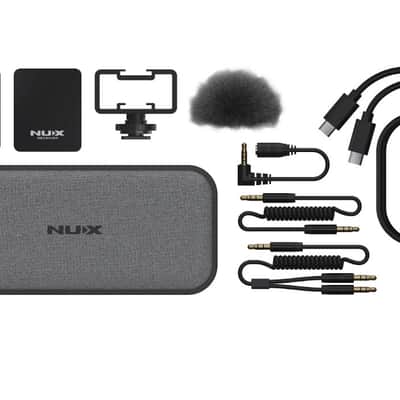 NUX B-10 Vlog 2.4GHz Wireless Vlog Microphone System Lavalier Microphone image 2