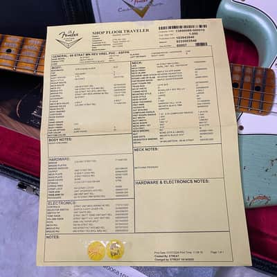 NEW! Fender Custom Shop Special Run '69 Stratocaster Heavy Relic - Handwound P/U's - Aged Surf Green Pearl - Reverse Headstock - 7.65lbs - Authorized Dealer - SUPER RARE! G07476 image 13