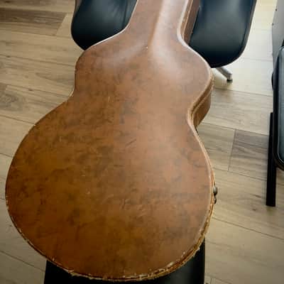 Gibson vintage 50's Lufton case for ES-150, J-200. ES-300,ES-175 case 1950s - brown image 1