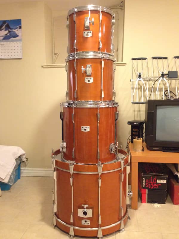 Tama Rockstar Pro - 1990-92 - Amber Laquer image 1