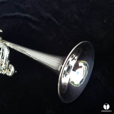 Bach Stradivarius C 180SL- 229 Chicago large lightweight trumpet case mouthpiece gamonbrass image 9