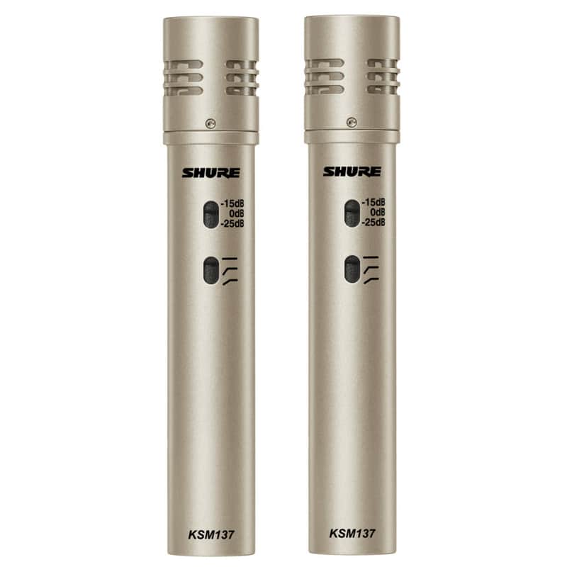 Shure KSM137 Cardioid Condenser Microphone - Stereo Pair image 1