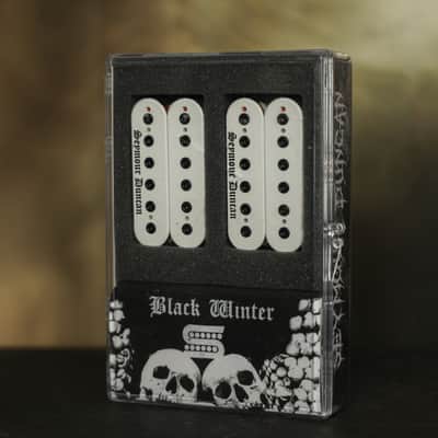 Seymour Duncan Blackened Black Winter Set  - White w/ Black Pole Pieces