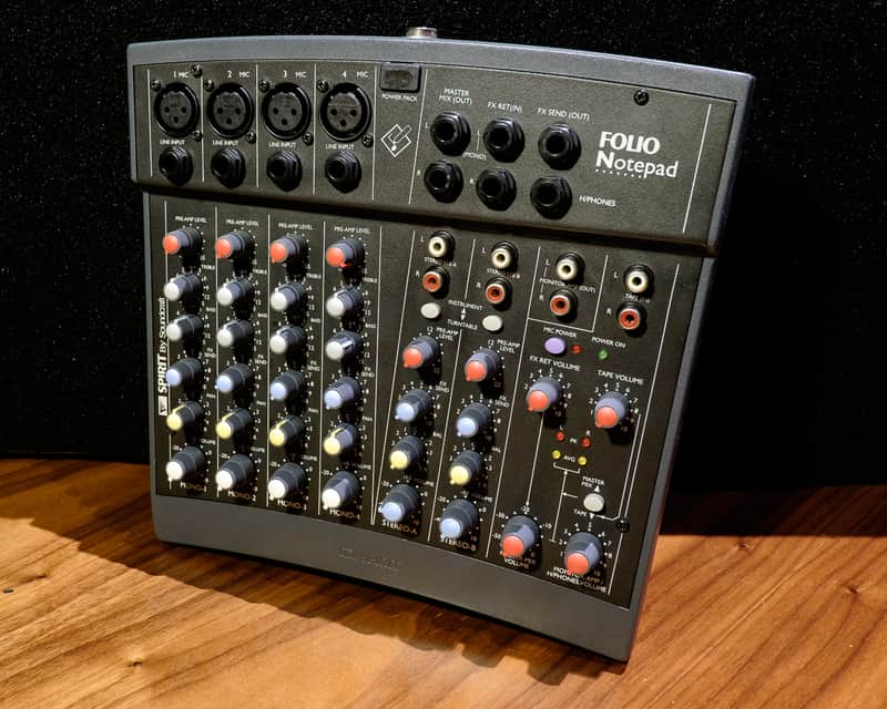Soundcraft Spirit Folio Notepad Mixer | Reverb