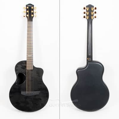 McPherson  Carbon Fiber Touring Camo Gold Travel Guitar W/ Electronics @ LA Guitar Sales image 2