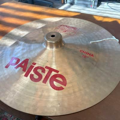 Paiste 2002 China Crash 18" 1980's - Brilliant image 3