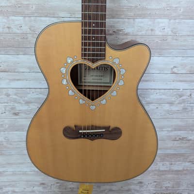 Zemaitis Acoustic Electric Guitar CAF-80H-FGR | Reverb