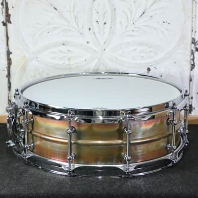 B-Stock Ludwig Raw Bronze Phonic Snare Drum 14X5in - tube lugs image 3