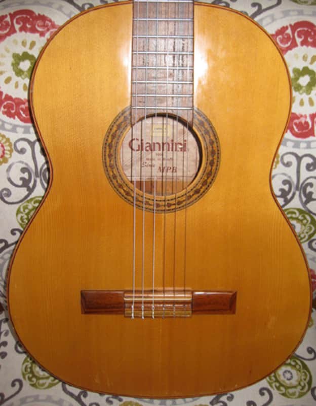 Vintage Giannini Classical Guitar - Made in Brazil | Reverb