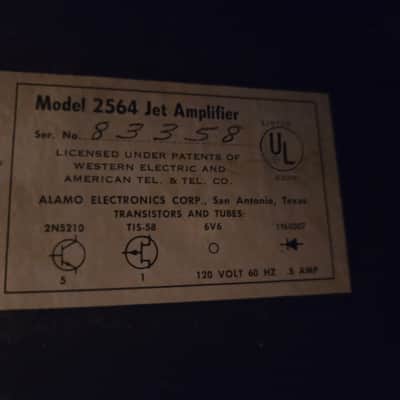 Alamo 2564 Jet Combo Amp- VINTAGE image 3