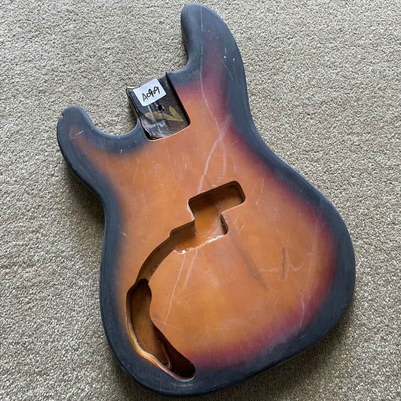 Sunburst Left Handed Precision Bass Style Basswood Body image 1