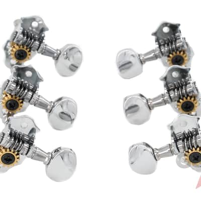 Grover V98CM Vintage Sta-Tite 3x3 Guitar Tuners Tuning Machines, Set of 6 image 5