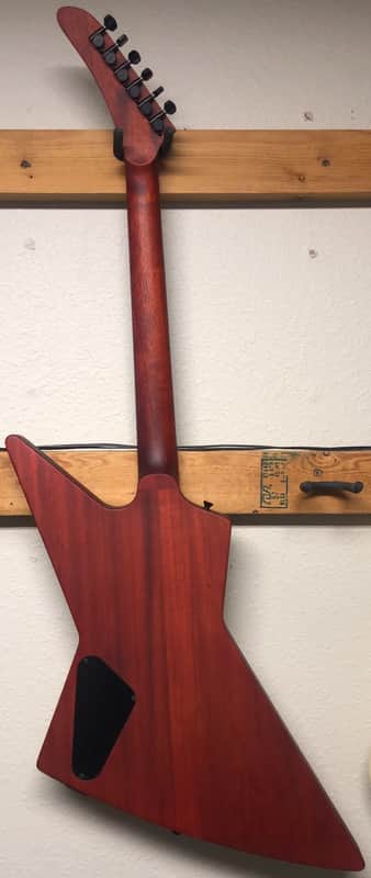 Edwards ESP EX-125D Explorer Guitar, Duncans, Nevada Brown, MIJ