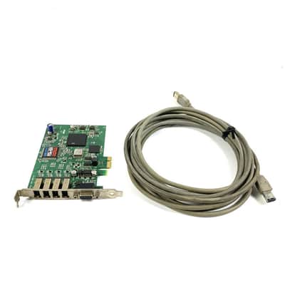 MOTU PCIe-424 PCI Express AudioWire Interface Card 2000s - Black TGHM image 1