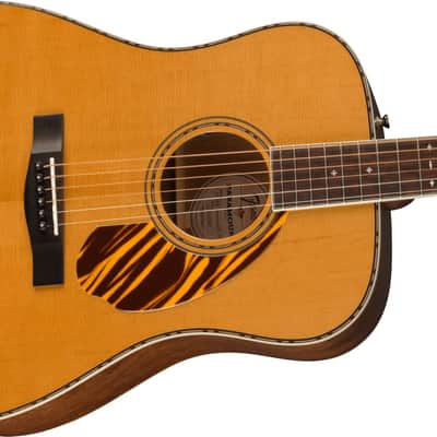 Fender Paramount PD-220E Dreadnought Acoustic Guitar, with 2-Year Warranty, Natural, with Case image 5