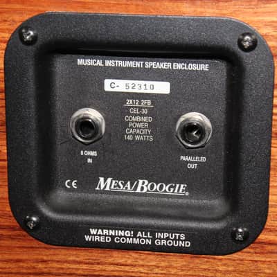 Mesa Boogie Custom Shop 2x12 2FB Horizontal Solid Imbuia Hardwood 140W (2003-2005) image 8