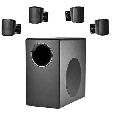 JBL C50PACK Commercial Subwoofer+(4) Satellite Speakers For Restaurant/Bar/Cafe image 1