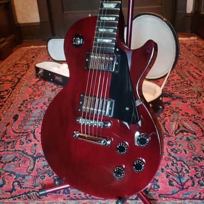 1994 Ebony Board Gibson Les Paul Studio Wine Red, Gibson Case 9.0 lbs Non-Chambered image 7
