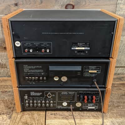 3 Pc. Kenwood Stereo System With Custom Wood Side Panels - KA-5700, KT-5500, KX-530 - See Description image 13
