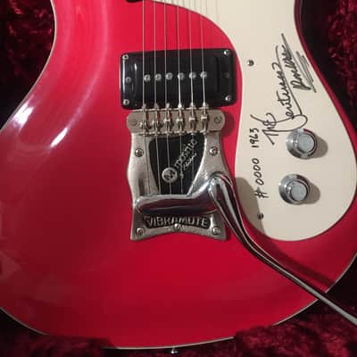 Mosrite The Ventures 1963 "Red" Possible prototype SN 0000 image 7