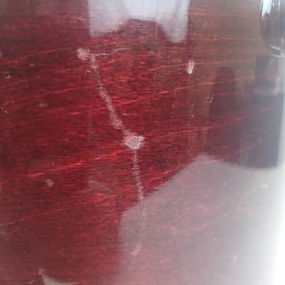 Premier 12x14"Rosewood XPK Tom Drum Vintage 90s Made In England 7Ply Birch Shell image 6