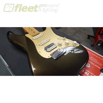 Fender American Ultra Stratocaster HSS with Maple Fretboard - Texas Tea image 6