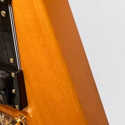 Epiphone 1958 Korina Flying V Left Handed Electric Guitar - Aged Natural image 15