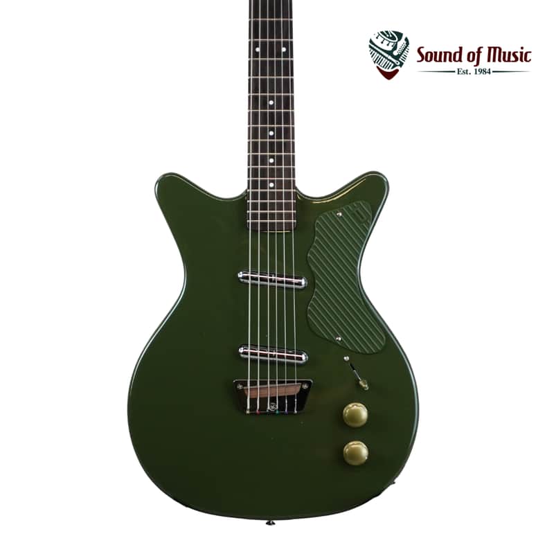 Danelectro Dan O. Cool Electric Baritone Guitar - Green image 1