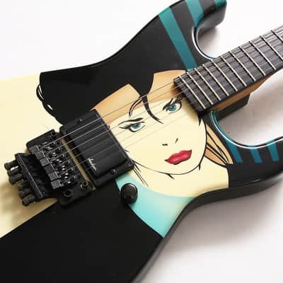 1988 Jackson Dinky Strat - Nagel Girl Graphic - Super Rare image 4