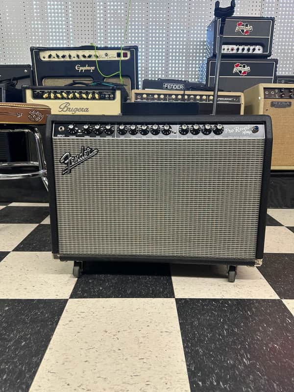 Fender Pro Reverb-Amp 2-Channel 50-Watt 1x12" Guitar Combo 2001 - 2005 - Black image 1