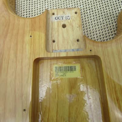 G&L 03' Korean  Legacy / S500 body, Beautiful Natural!  neck, back & jack plates image 5