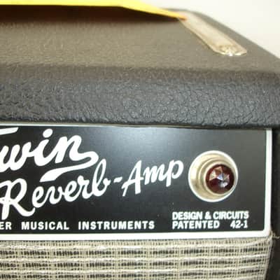 2001 Fender '65 Twin Reverb Reissue 85-Watt 2x12" Guitar Combo Amp w/ Cover imagen 10