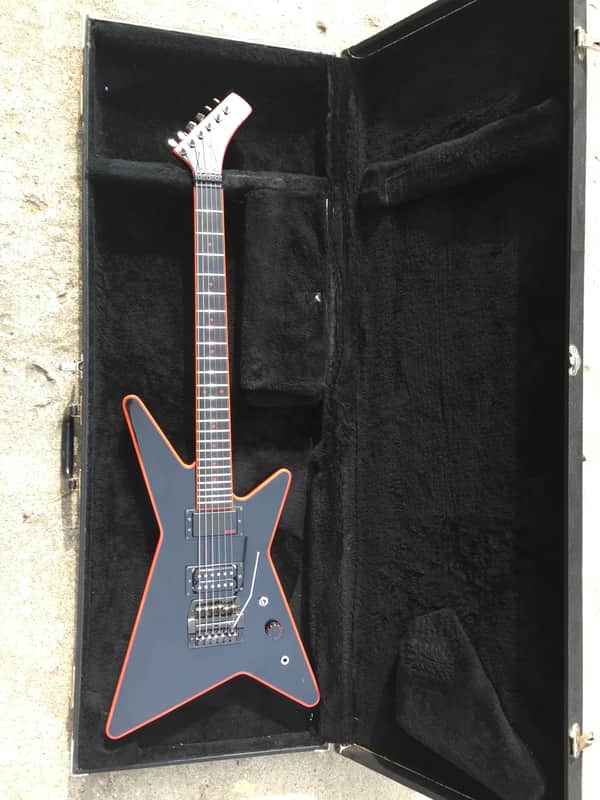 Washburn G-70k 1984 Black With Red Binding MIJ Kahler Rare BKP