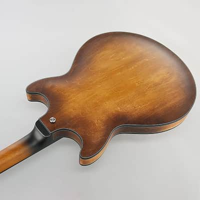 Ibanez AM73B Hollow Body Electric Guitar (Tobacco Flat) image 4