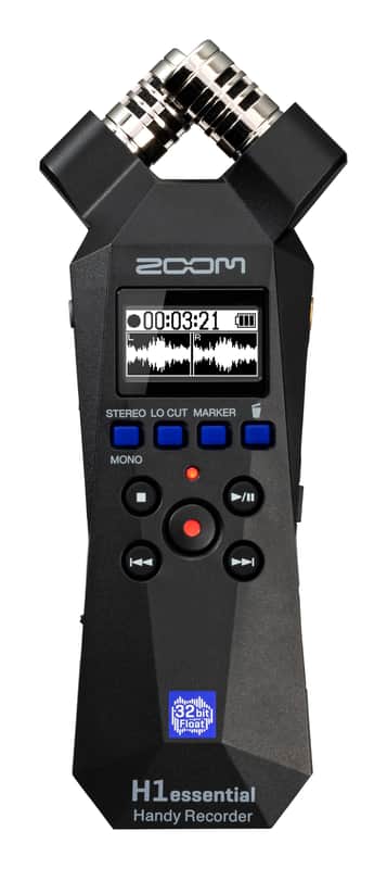 Zoom H1ESSENTIAL 32-Bit Float Stereo Recorder with Built-In XY Microphones image 1