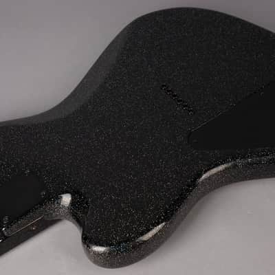 Warmoth Custom Jazzmaster - Black Holo Flake w/SKB HSC image 11