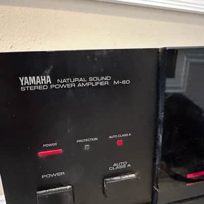 Yamaha M-60 stereo power amplifier image 7