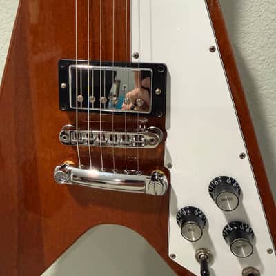 2020 Gibson Flying V Antique Natural | BurstBucker 2/3 | OHSC & Case Candy image 8