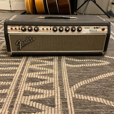 Fender Bandmaster 50-Watt 2-Channel Guitar Amp Head - Silverface image 2