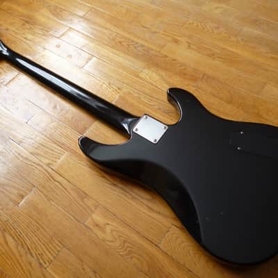 Fernandes Limited Edition Dinky Bass PJS-42 MIJ 1988 Black Lefty image 10