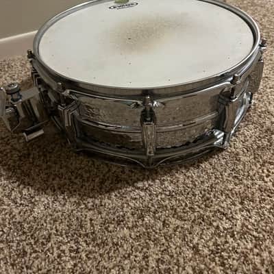 Ludwig Hammered Supraphonic Snare Drum 14 x 5 Blue & Olive Badge image 3