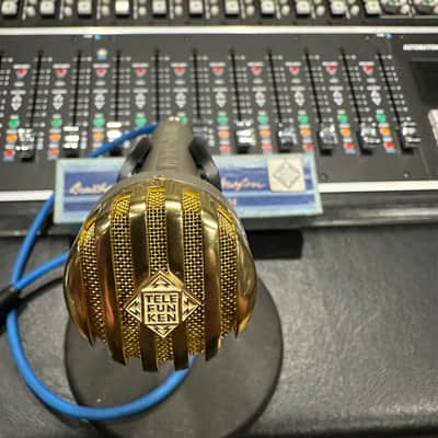 AKG/Telefunken D 19 B Cardioid Dynamic Microphone 1960s - Gold/Gray image 8