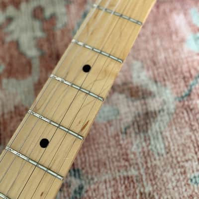 Fender Stratocaster 1995 Squier Series Maple Neck Made in Mexico MIM Black Gig Bag image 13