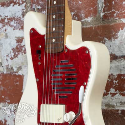 Fender JM-Champ Mini Jazzmaster 1995 Olympic White MIJ Japan FujiGen image 4