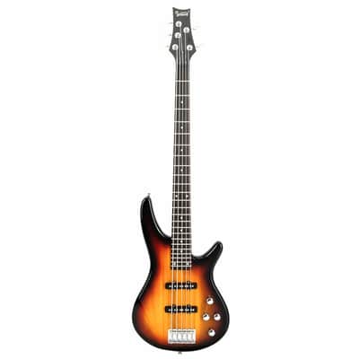 🎸+Hard Case! 5 String Glarry "EyeBuzz" S Style Electric Bass Guitar +Rosewood Fretboard Soft +Case/Gig Bag +Strap+Cable +Pick!🎸 image 7