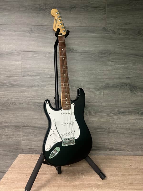 Fender Standard Stratocaster Left-Handed Electric Guitar Black 1998-1999 #2848 image 1