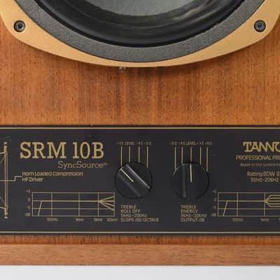 TANNOY SRM-10B 2-Way 10" Inch Monitors Speakers Pair Owned By Jerry Finn #27307 image 4